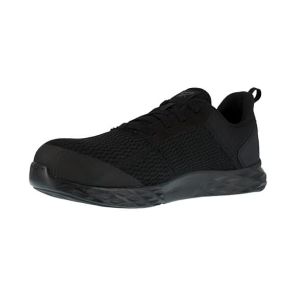 REEBOK WORK MEN\'S ASTRORIDE STRIKE WORK COMP TOE ATHLETIC WO BLACK - 10 MEDIUM